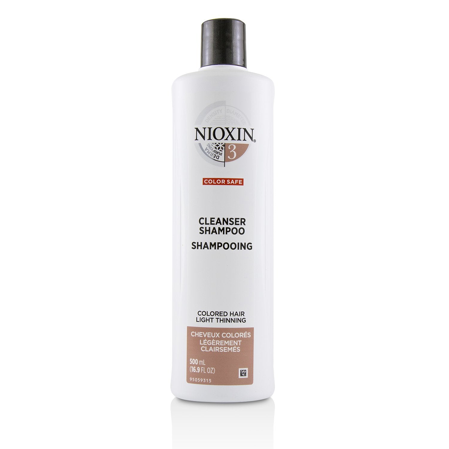 Nioxin Derma Purifying System 3 Cleanser Shampoo (Colored Hair, Light Thinning,