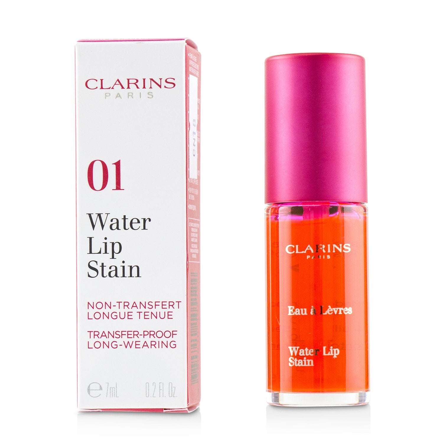 Clarins Water Lip Stain - # 01 Rose Water 7ml/0.2oz
