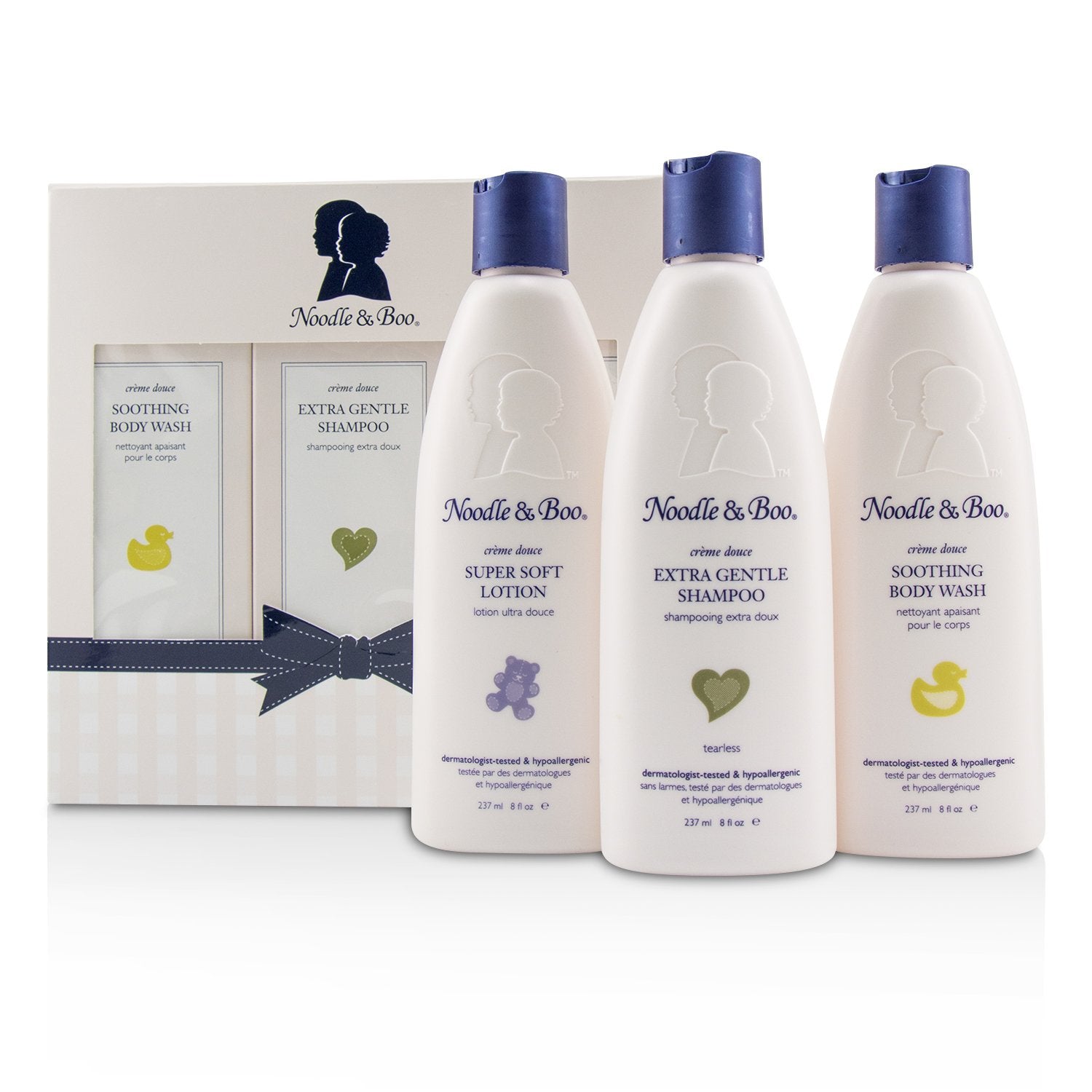 Noodle & Boo Starter Gift Set: Extra Gentle Shampoo 237ml/8oz + Soothing Body Wa