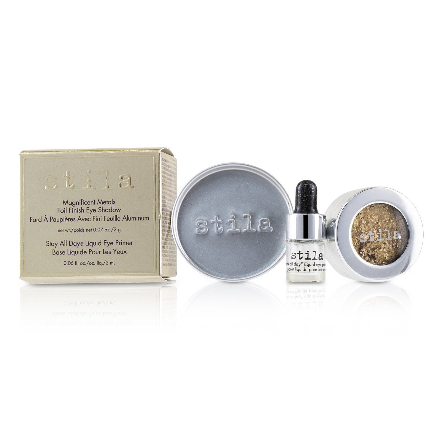 Stila Magnificent Metals Foil Finish Eye Shadow With Mini Stay All Day Liquid Ey