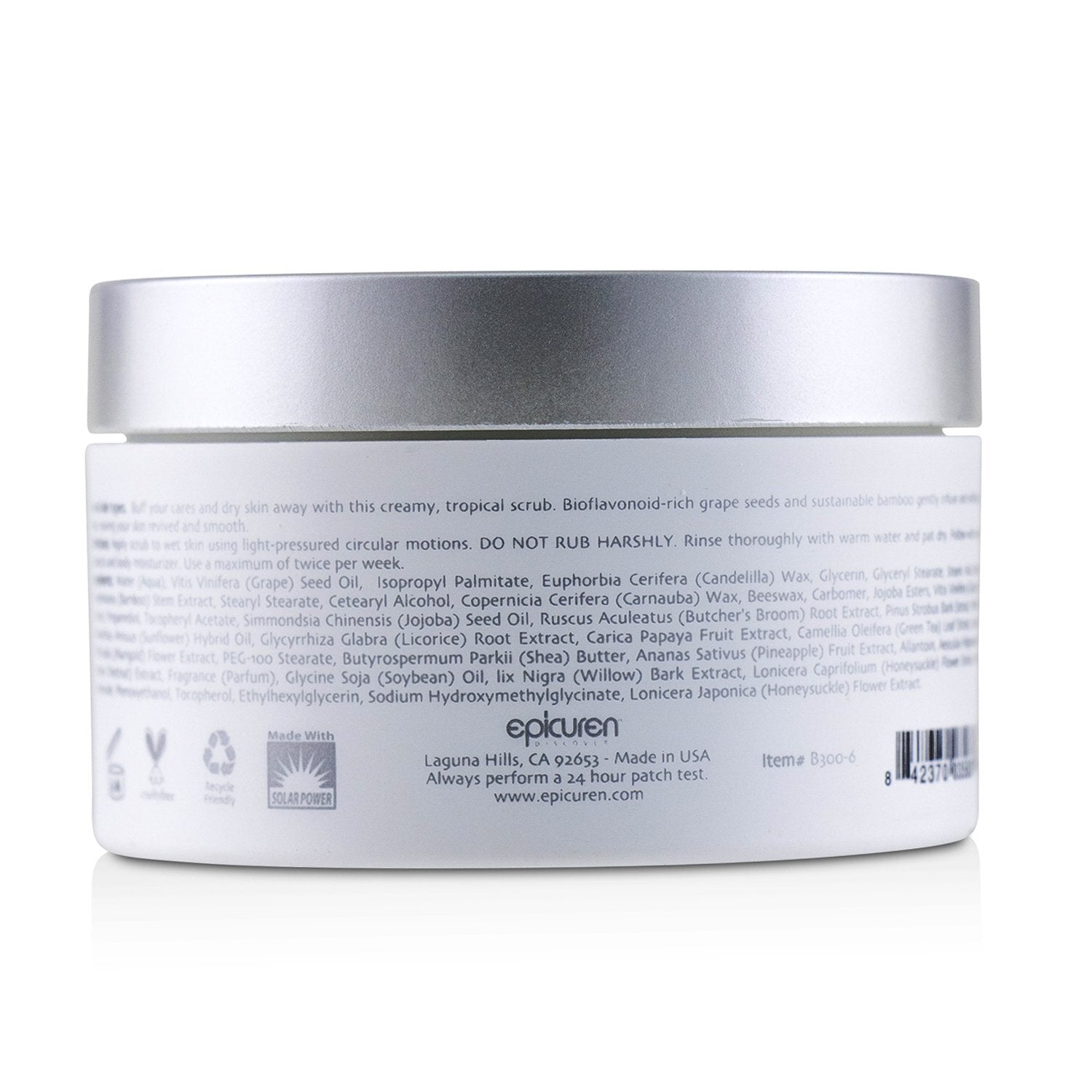 Epicuren Papaya Pineapple Bamboo Body Polish 190g/6.7oz