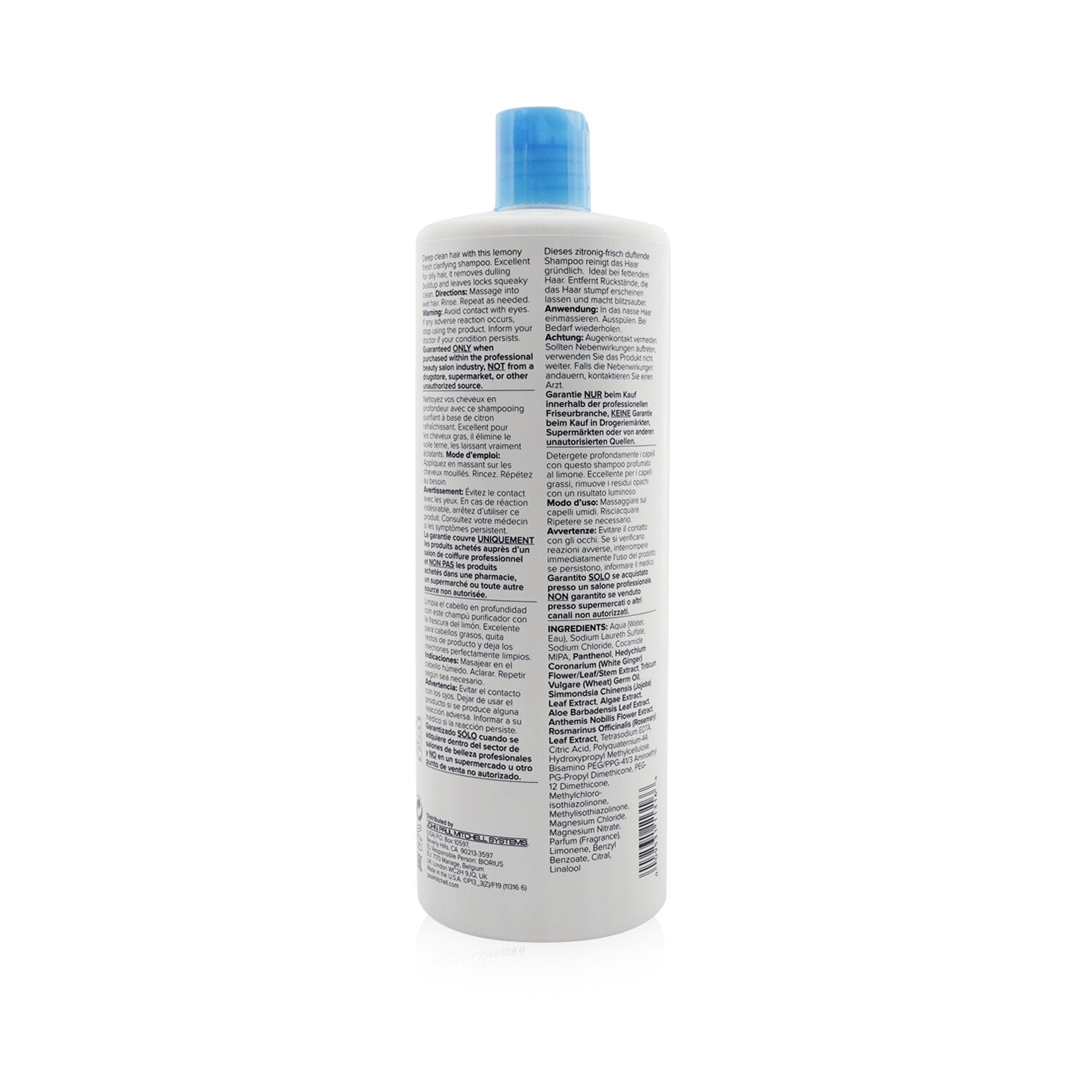 Paul Mitchell Shampoo Two (Clarifying - Removes Buildup) 1000ml/33.8oz