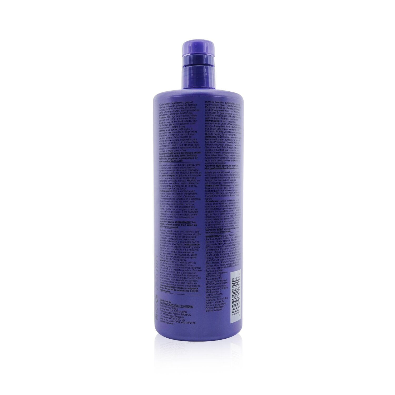 Paul Mitchell Platinum Blonde Shampoo (Cools Brassiness - Eliminates Warmth) 100