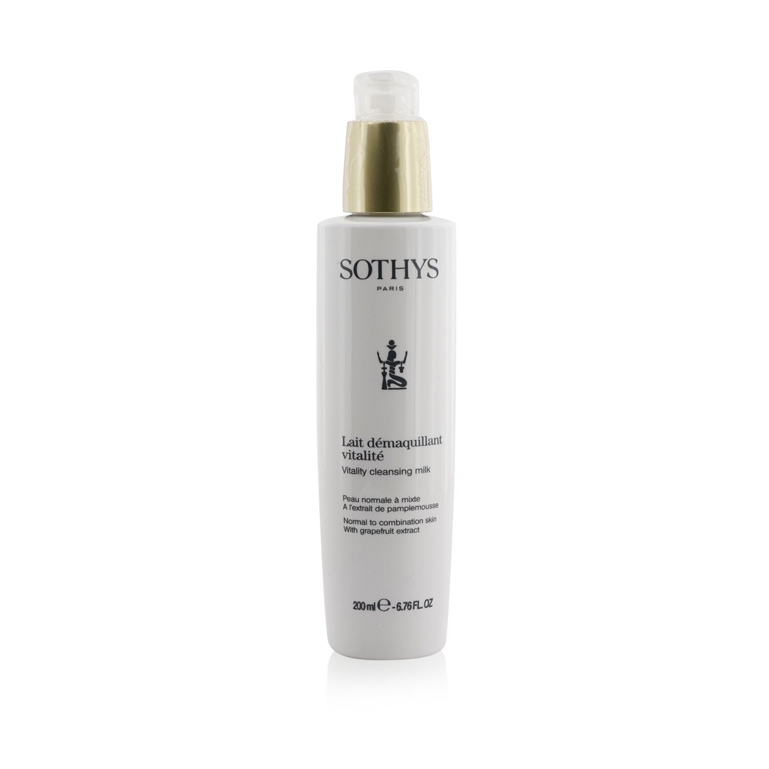 Sothys Vitality Cleansing Milk - For Normal to Combination Skin , With Grapefrui