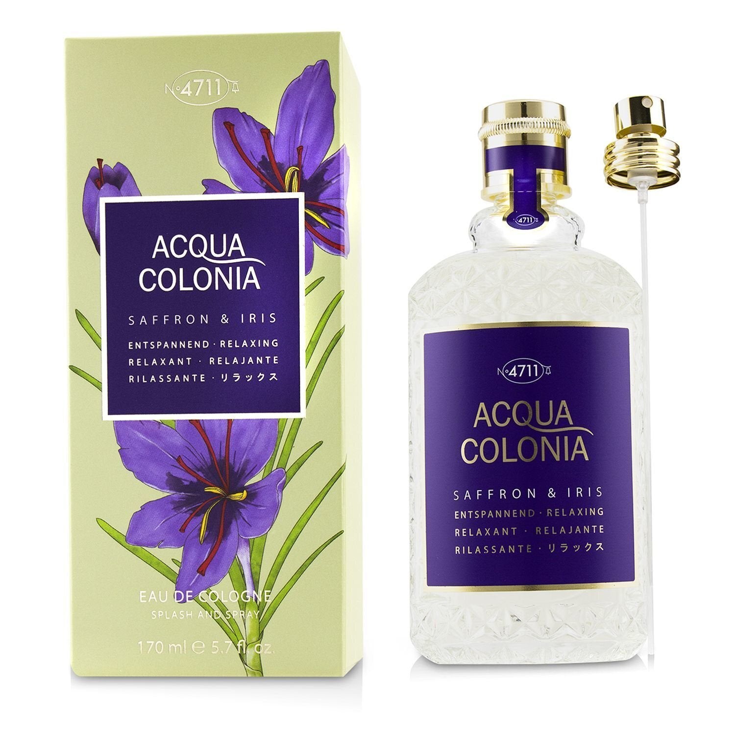 4711 Acqua Colonia Saffron & Iris Eau De Cologne Spray 170ml/5.7oz