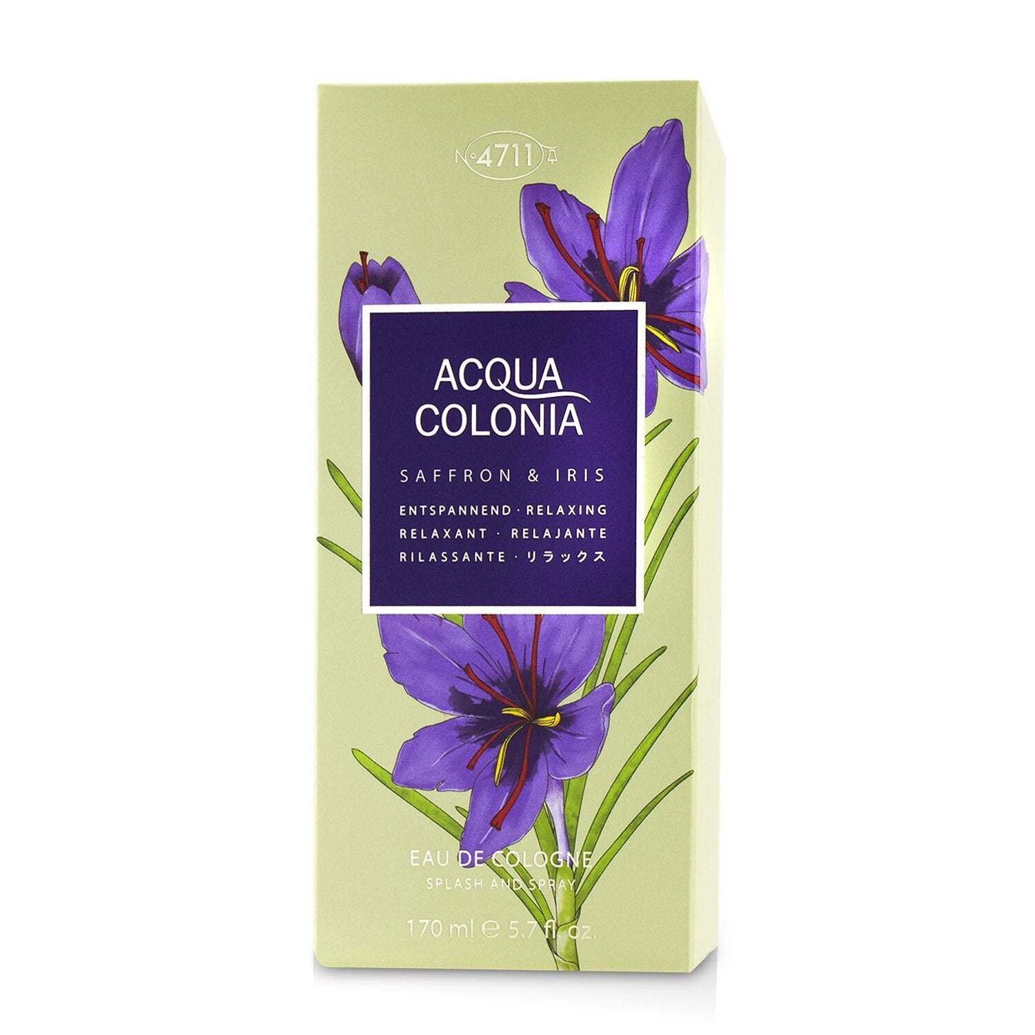 4711 Acqua Colonia Saffron & Iris Eau De Cologne Spray 170ml/5.7oz
