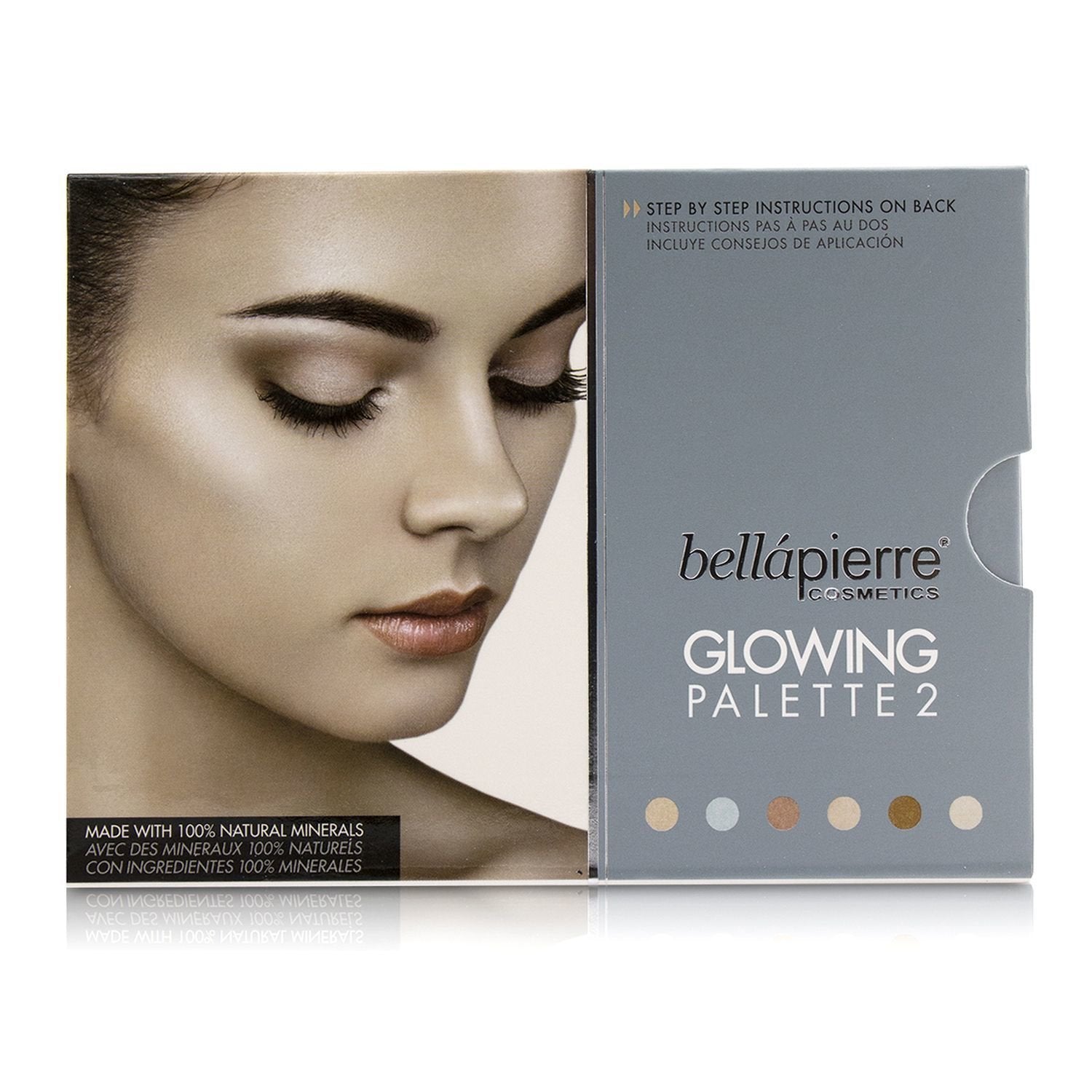 Bellapierre Cosmetics Glowing Palette 2 (6x Illuminator) 17.28g/0.6oz