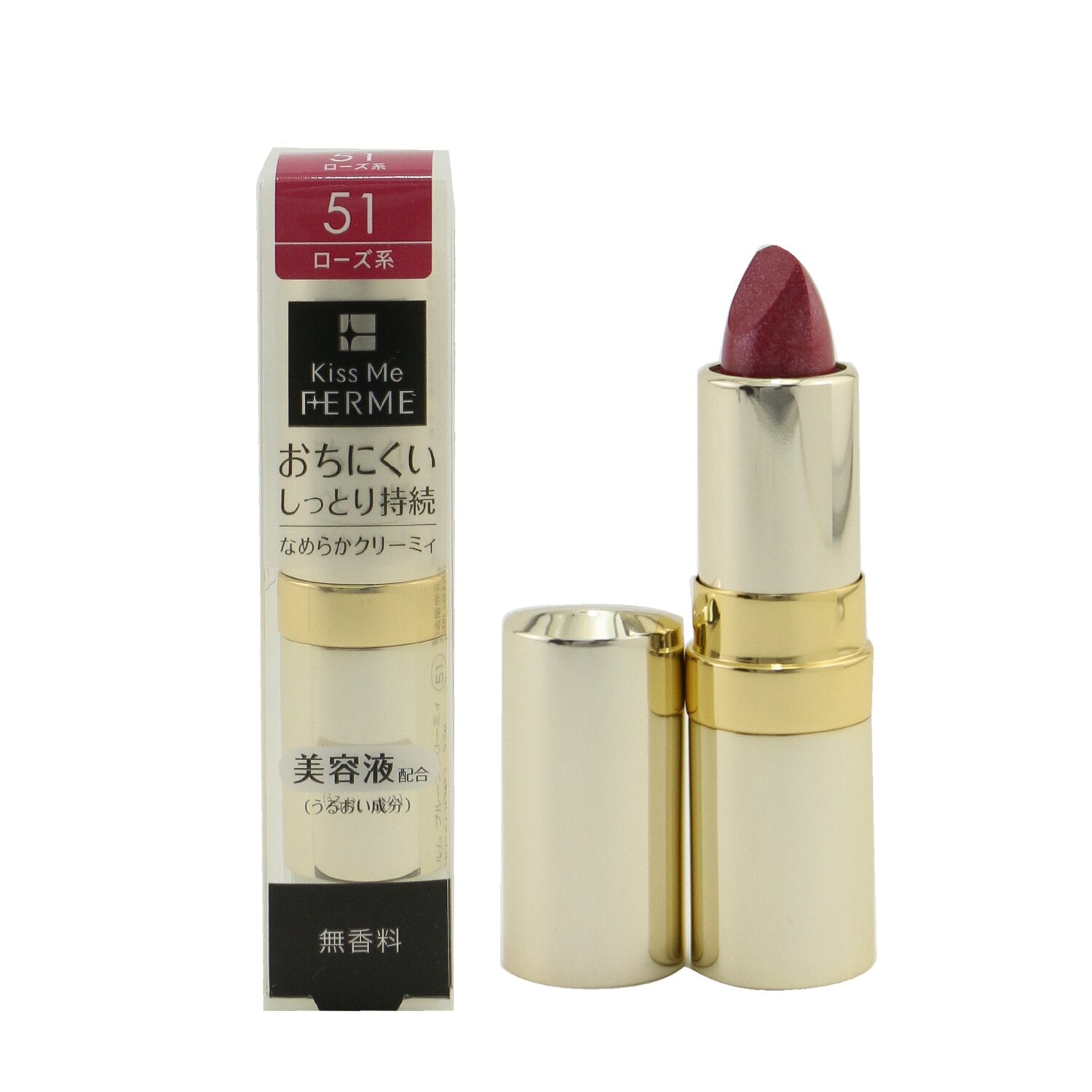 KISS ME KISS ME FERME Proof Creamy Rouge - # 51 3.7g/0.12oz