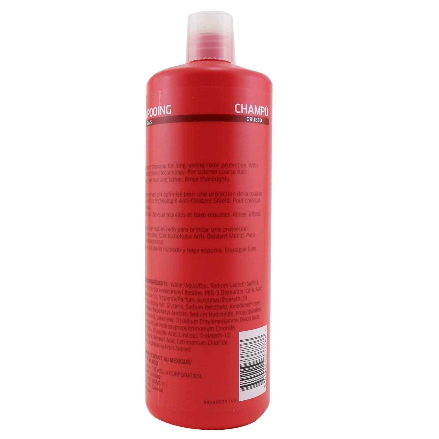 Wella Invigo Brilliance Color Protection Shampoo - # Coarse 1000ml/33.8oz