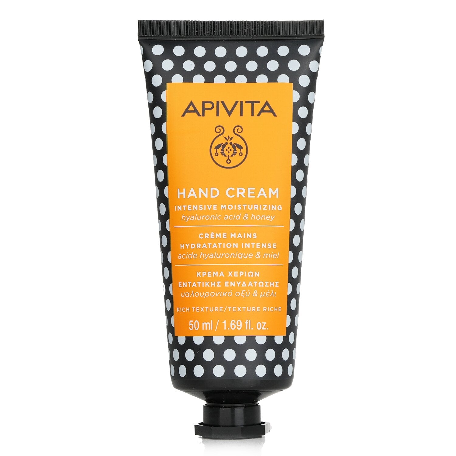 Apivita Intensive Moisturizing Hand Cream with Hyaluronic Acid & Honey - Rich Te