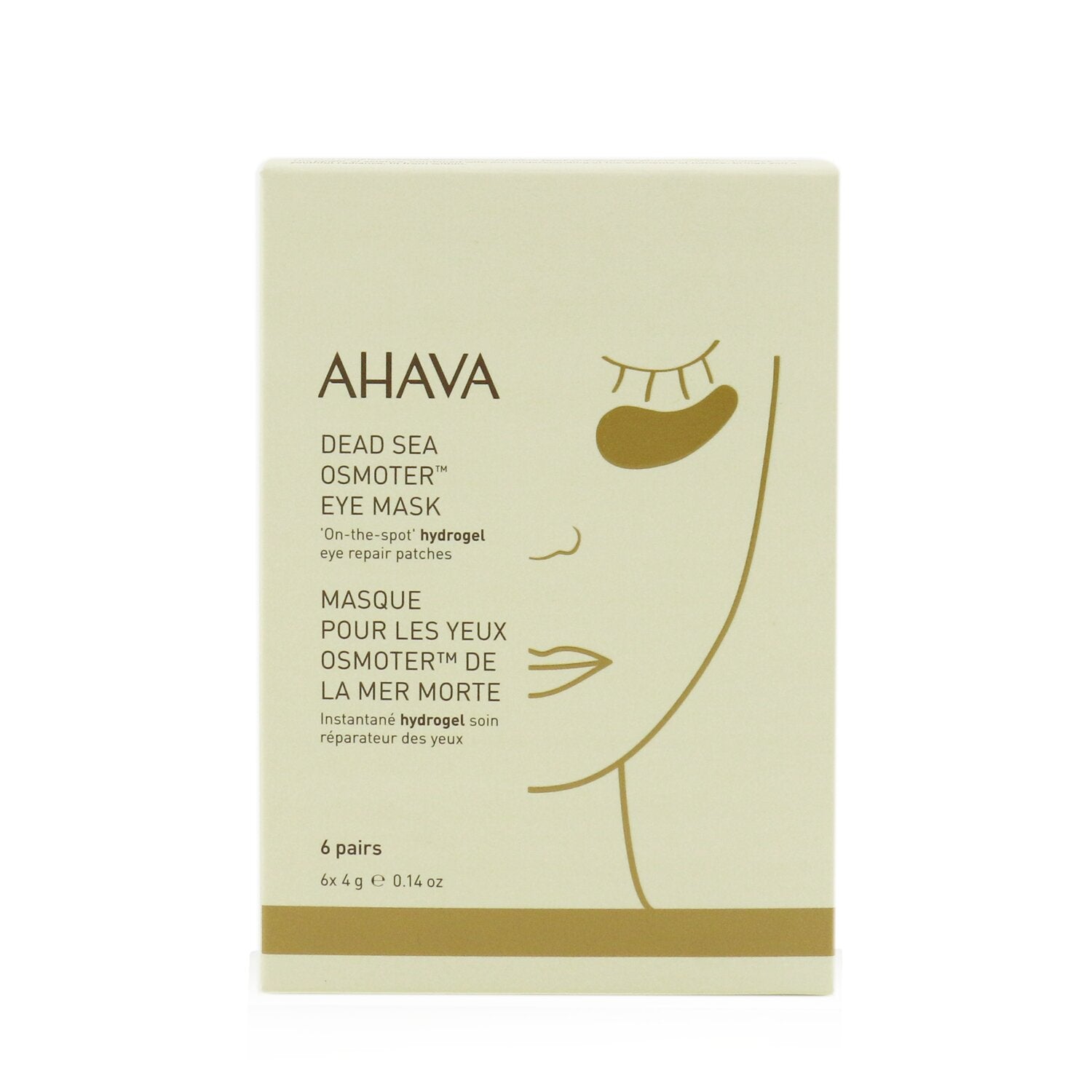 Ahava Dead Sea Osmoter Eye Mask 6pairs