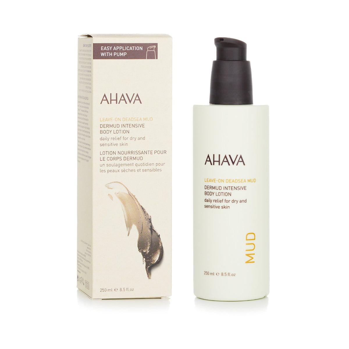 Ahava Leave-On Deadsea Mud Dermud Intensive Body Lotion - For Dry & Sensitive Sk