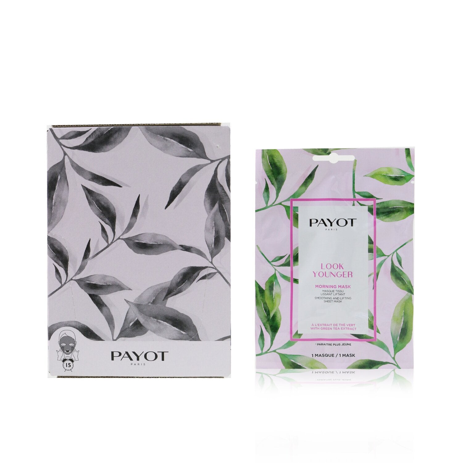 Payot Morning Mask (Look Younger) - Smoothing & Lifting Sheet Mask  15pcs