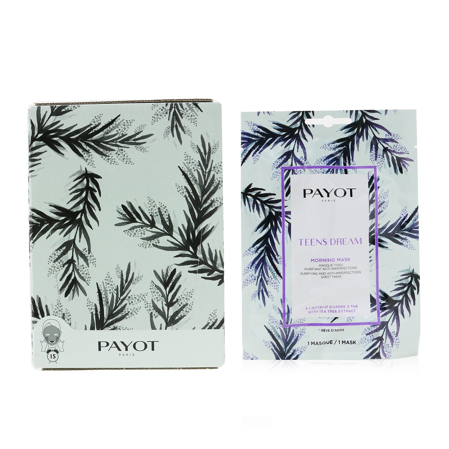 Payot Morning Mask (Teens Dream) - Purifying & Anti-Imperfections Sheet Mask 15p