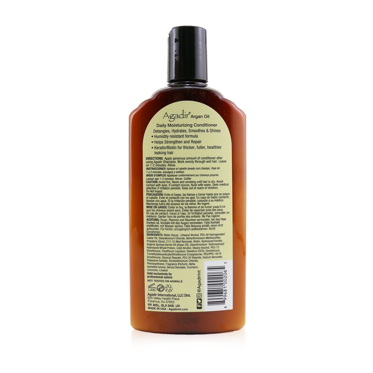 Agadir Argan Oil Daily Moisturizing Conditioner (Ideal For All Hair Types) 366ml