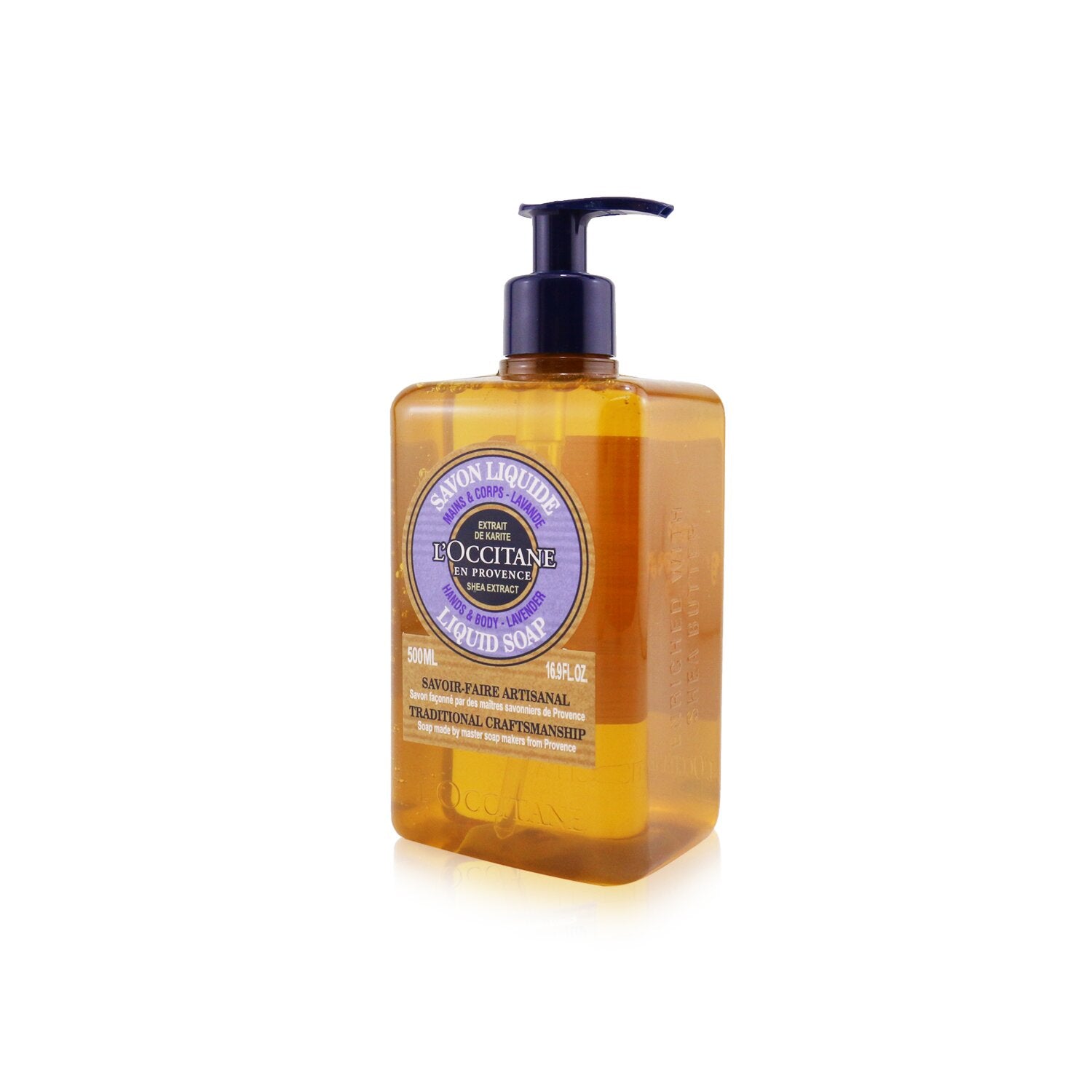 L'Occitane Lavender Liquid Soap For Hands & Body  500ml/16.9oz