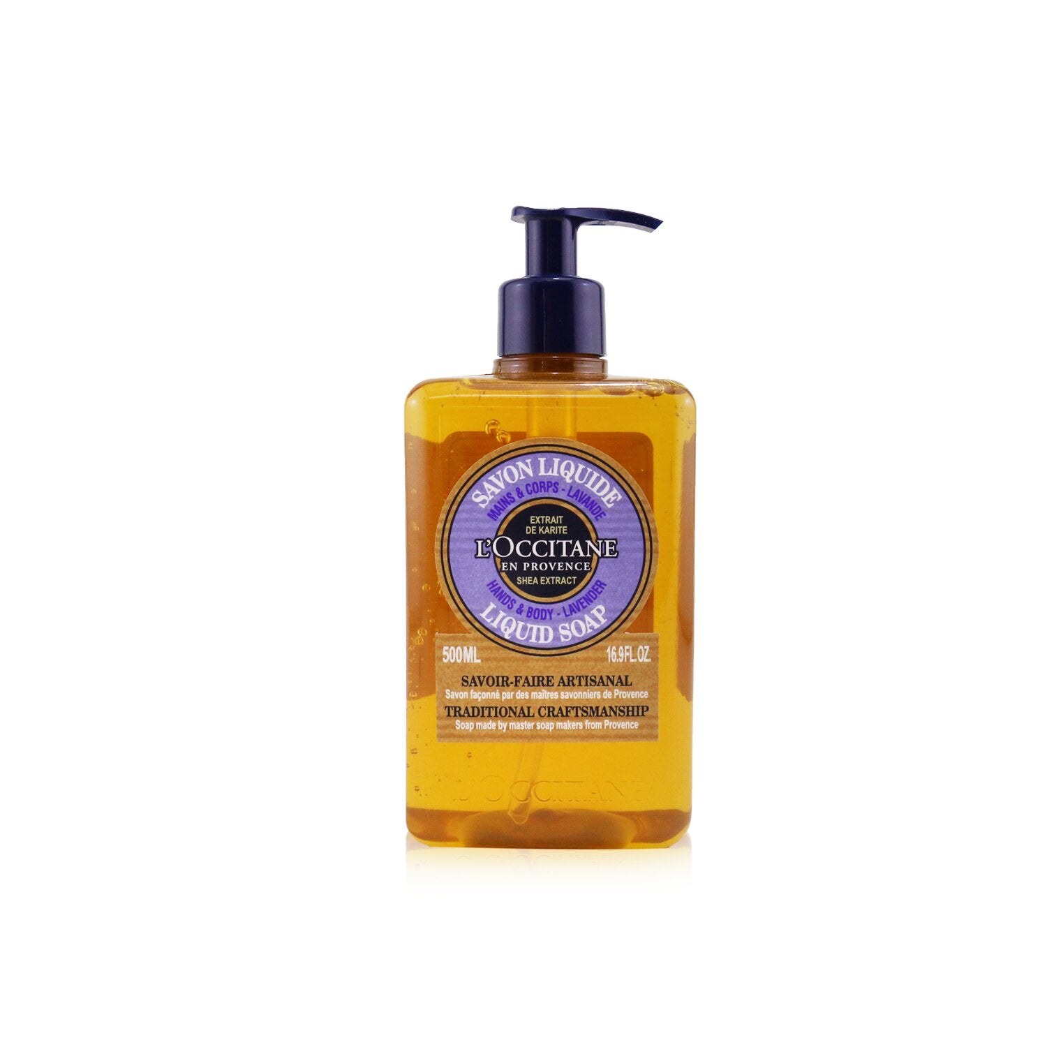 L'Occitane Lavender Liquid Soap For Hands & Body  500ml/16.9oz