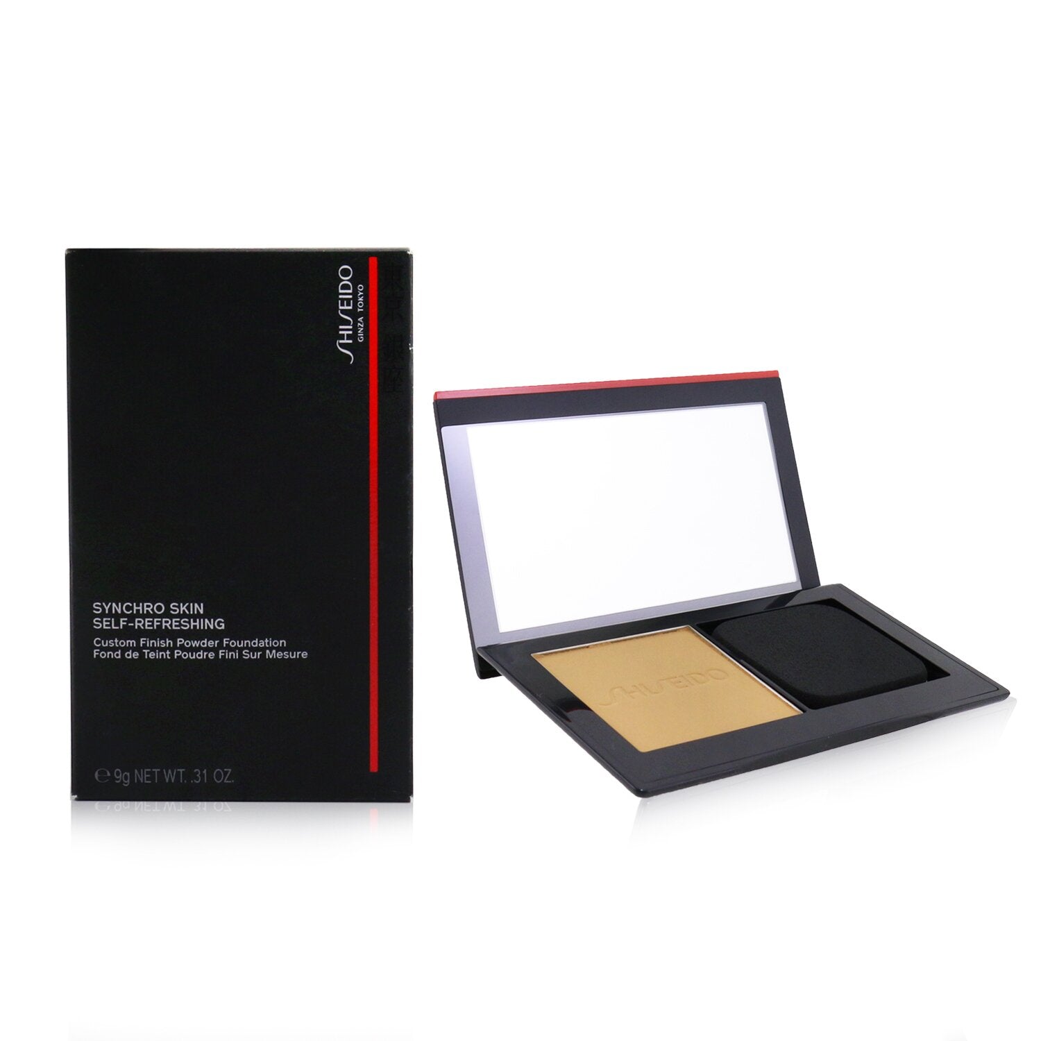 Shiseido Synchro Skin Self Refreshing Custom Finish Powder Foundation - # 350 Ma