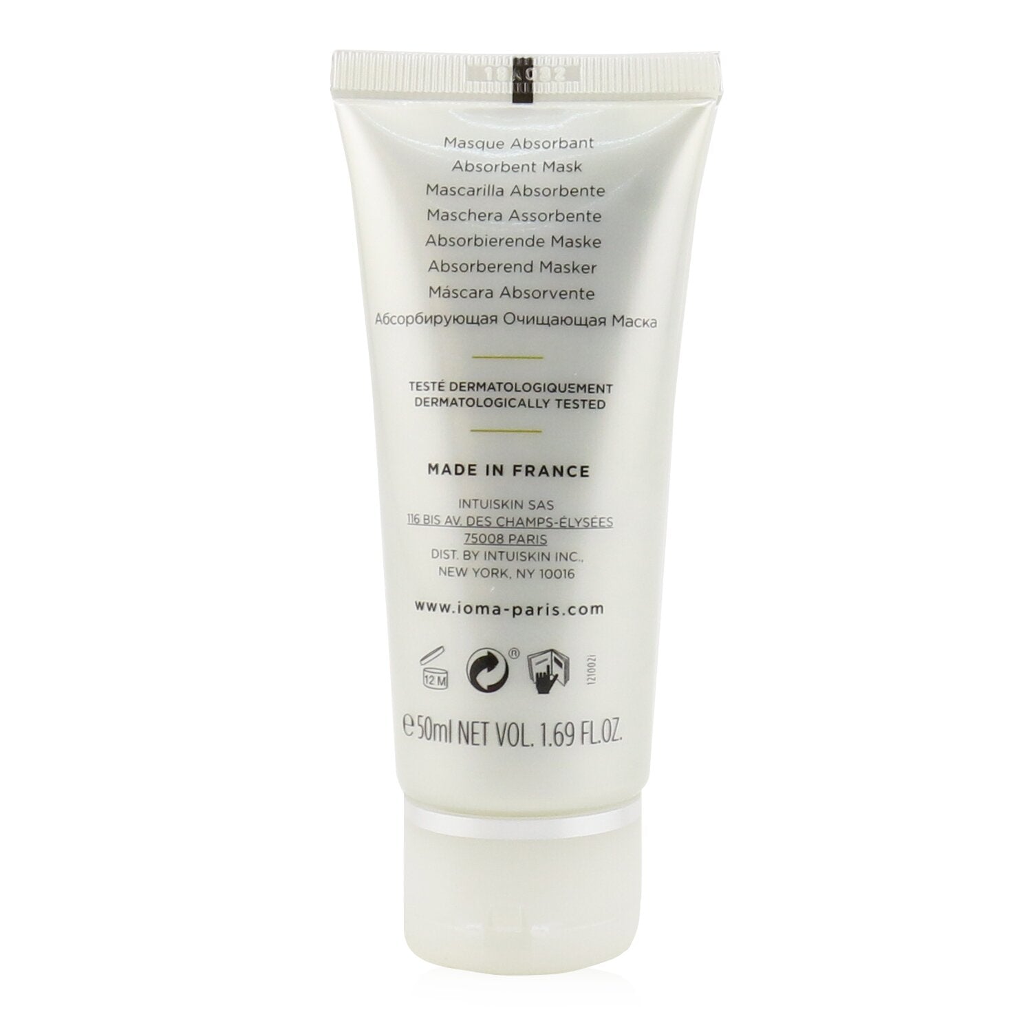 IOMA Purete - Absorbent Mask 50ml/1.69oz