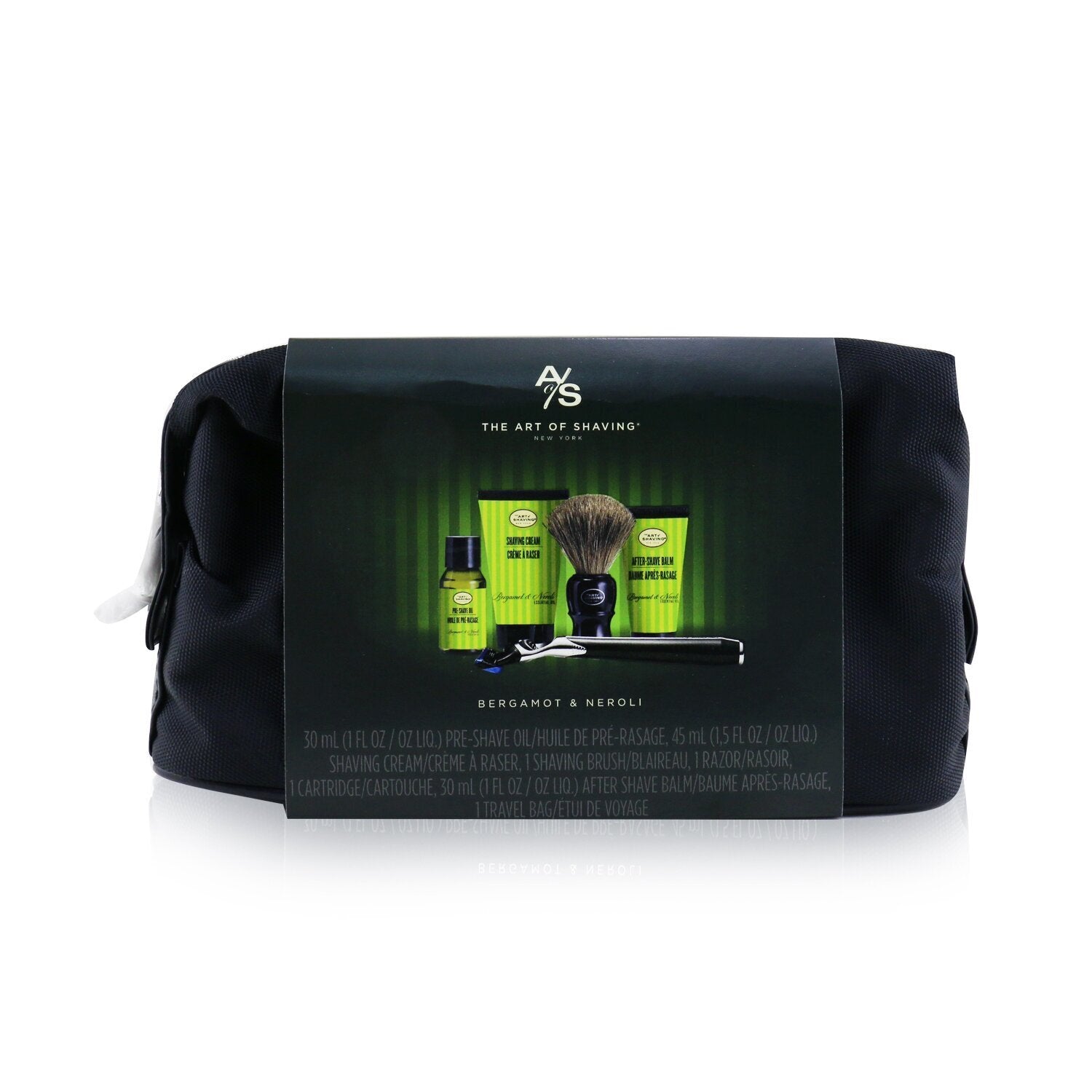 The Art Of Shaving The Four Elements of The Perfect Shave Set with Bag - Bergamo