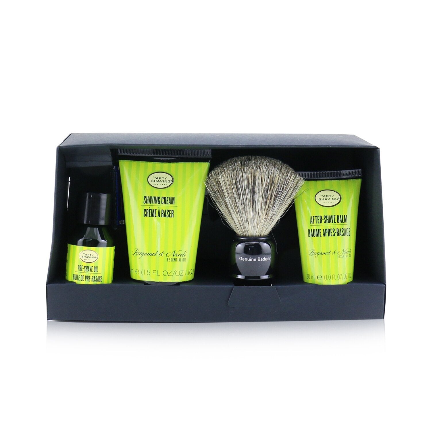 The Art Of Shaving The Four Elements of The Perfect Shave Set with Bag - Bergamo