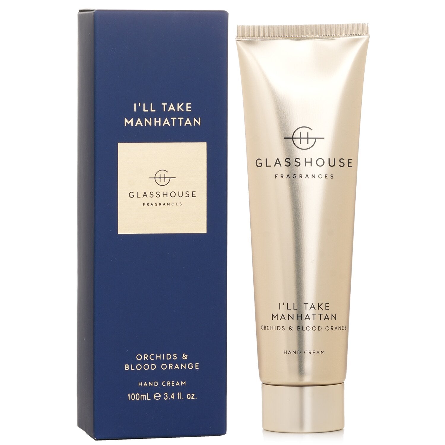 Glasshouse Hand Cream - I'll Take Manhattan (Orchids & Blood Orange) 100ml/3.4oz
