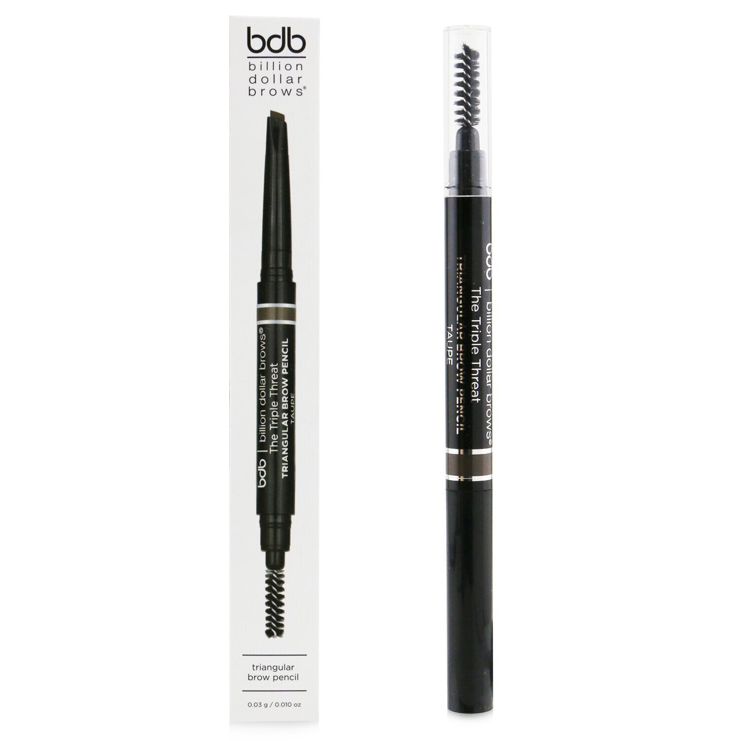 Billion Dollar Brows The Triple Threat: Triangular Brow Pencil - # Taupe 0.03g/0