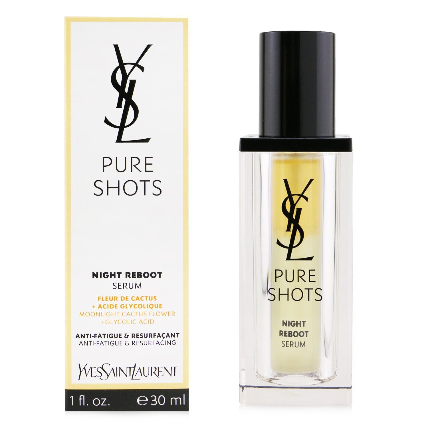 Yves Saint Laurent Pure Shots Night Reboot Serum - Anti-Fatigue & Resurgacing 30