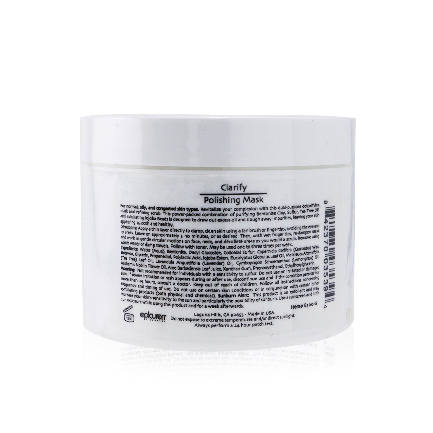 Epicuren Clarify Polishing Mask - For Normal, Oily & Congested Skin Types (Salon