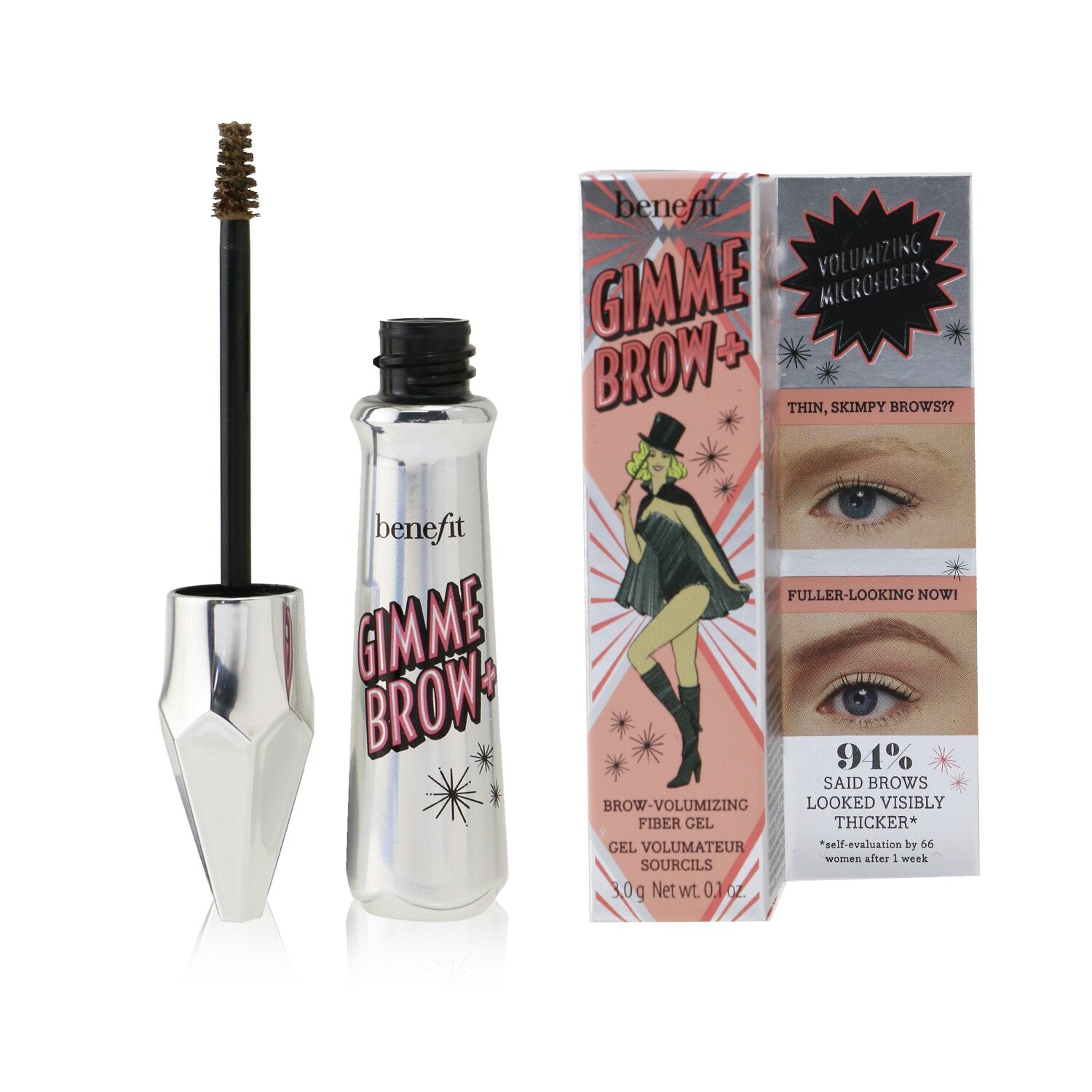 Benefit Gimme Brow+ Volumizing Fiber Gel - #2 Warm Golden Blonde 3g/0.1oz