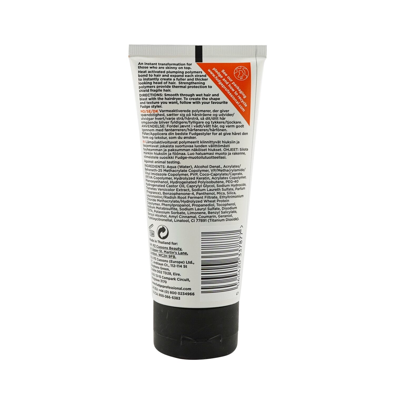 Fudge Prep XXL Hair Thickener (Hold Factor 3)  75ml/2.54oz