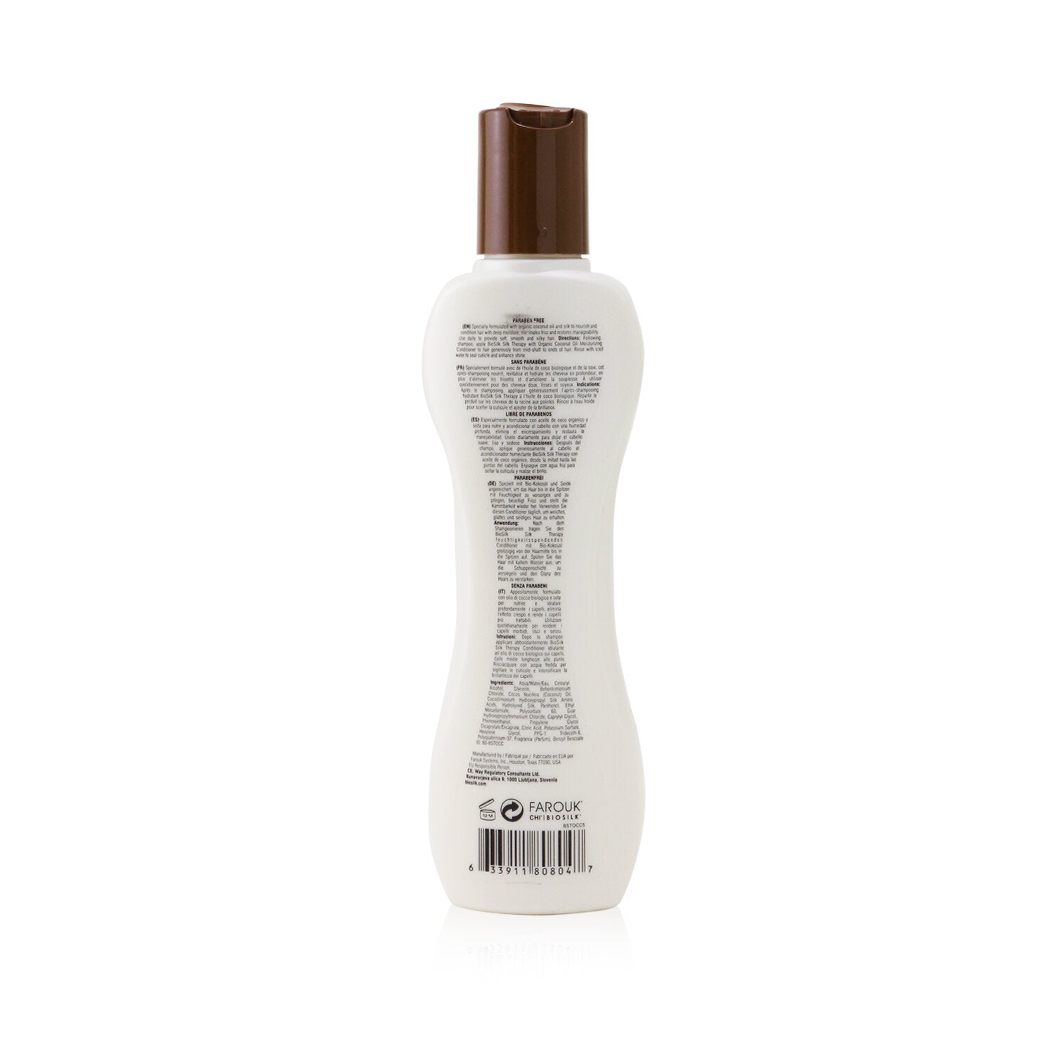 BioSilk Silk Therapy with Coconut Oil Moisturizing Conditioner 167ml/5.64oz