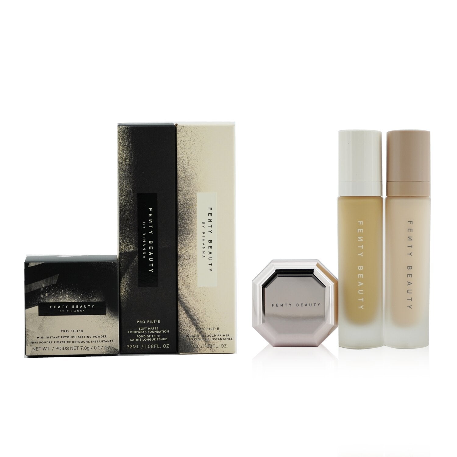 Fenty Beauty by Rihanna Pro Filt'R Soft Matte Complexion Kit: Foundation 32ml +