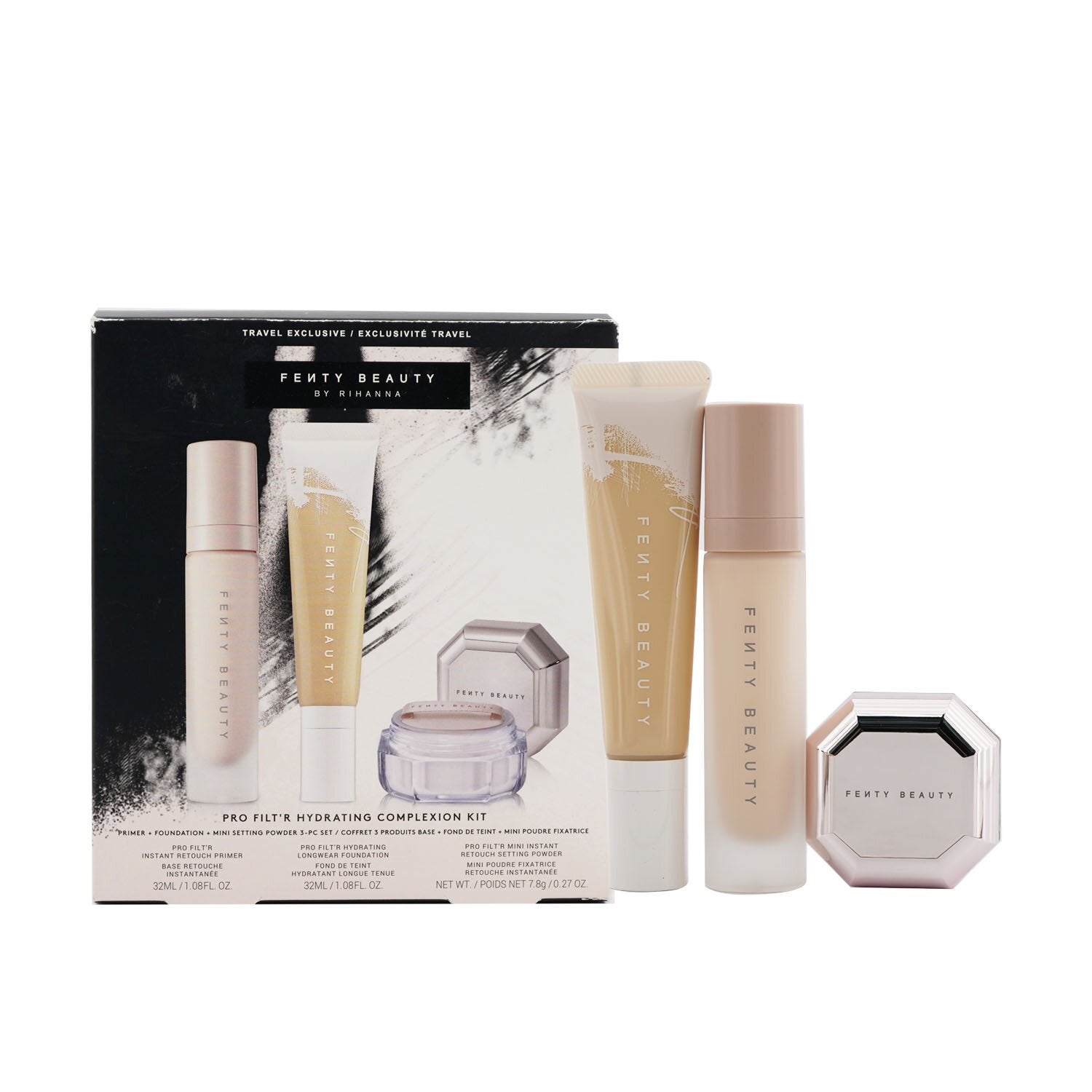 Fenty Beauty by Rihanna Pro Filt'R Hydrating Complexion Kit: Foundation 32ml + P