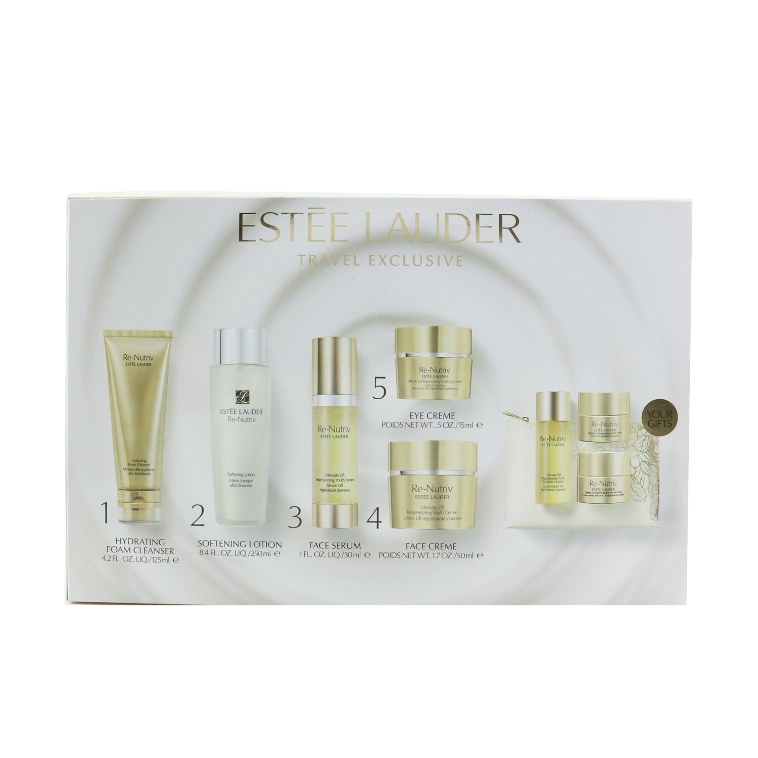 Estee Lauder The Secret Of Infinite Beauty Ultimate Lift Travel Collection: Crem