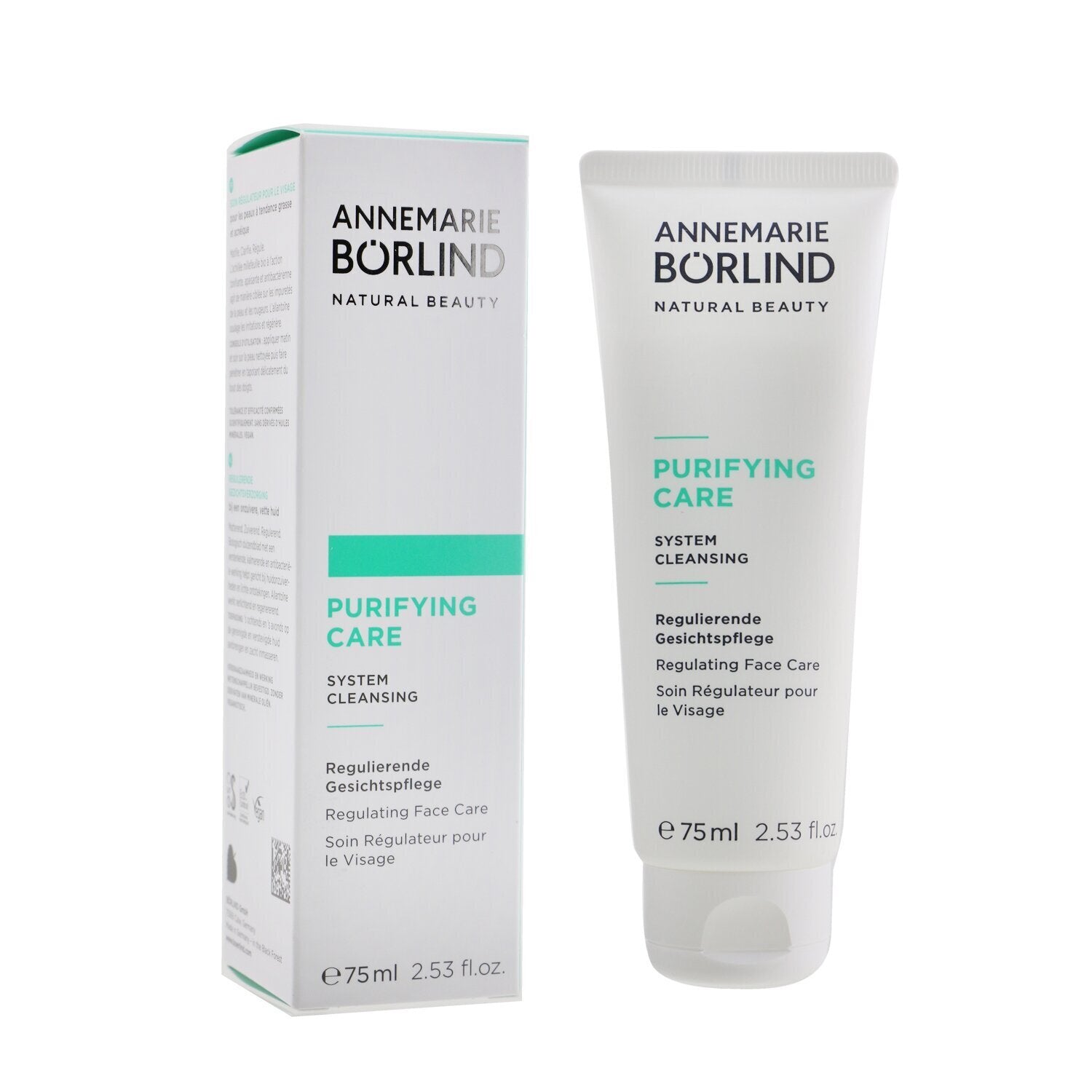 Annemarie Borlind Purifying Care System Cleansing Regulating Face Care - For Oil