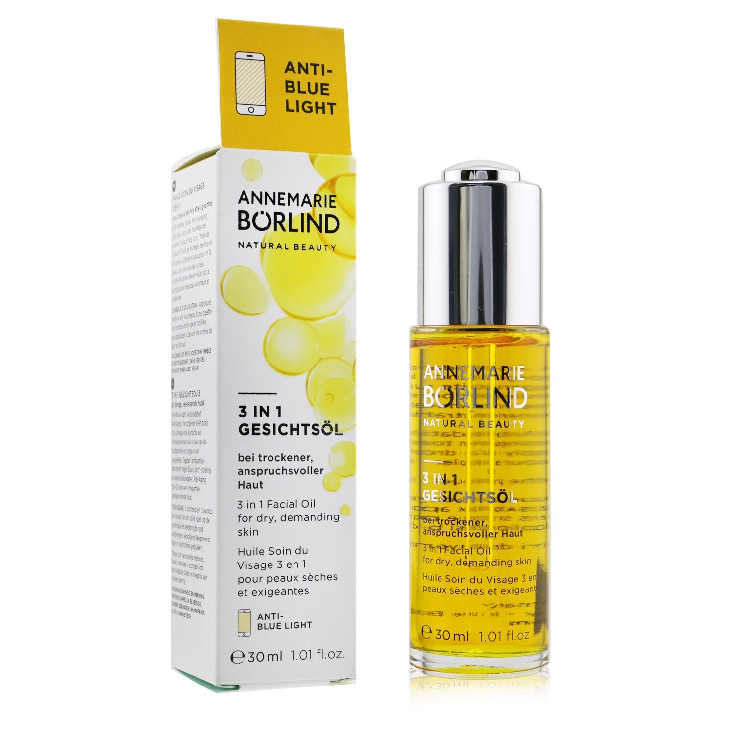 Annemarie Borlind 3 In 1 Facial Oil - For Dry, Demanding Skin 30ml/1.01oz