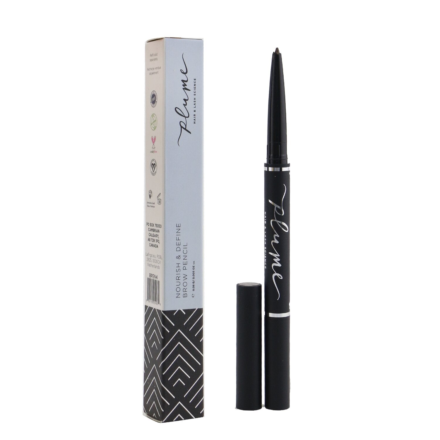 Plume Science Nourish & Define Refillable Brow Pencil - # Cinnamon Cashmere 0.08