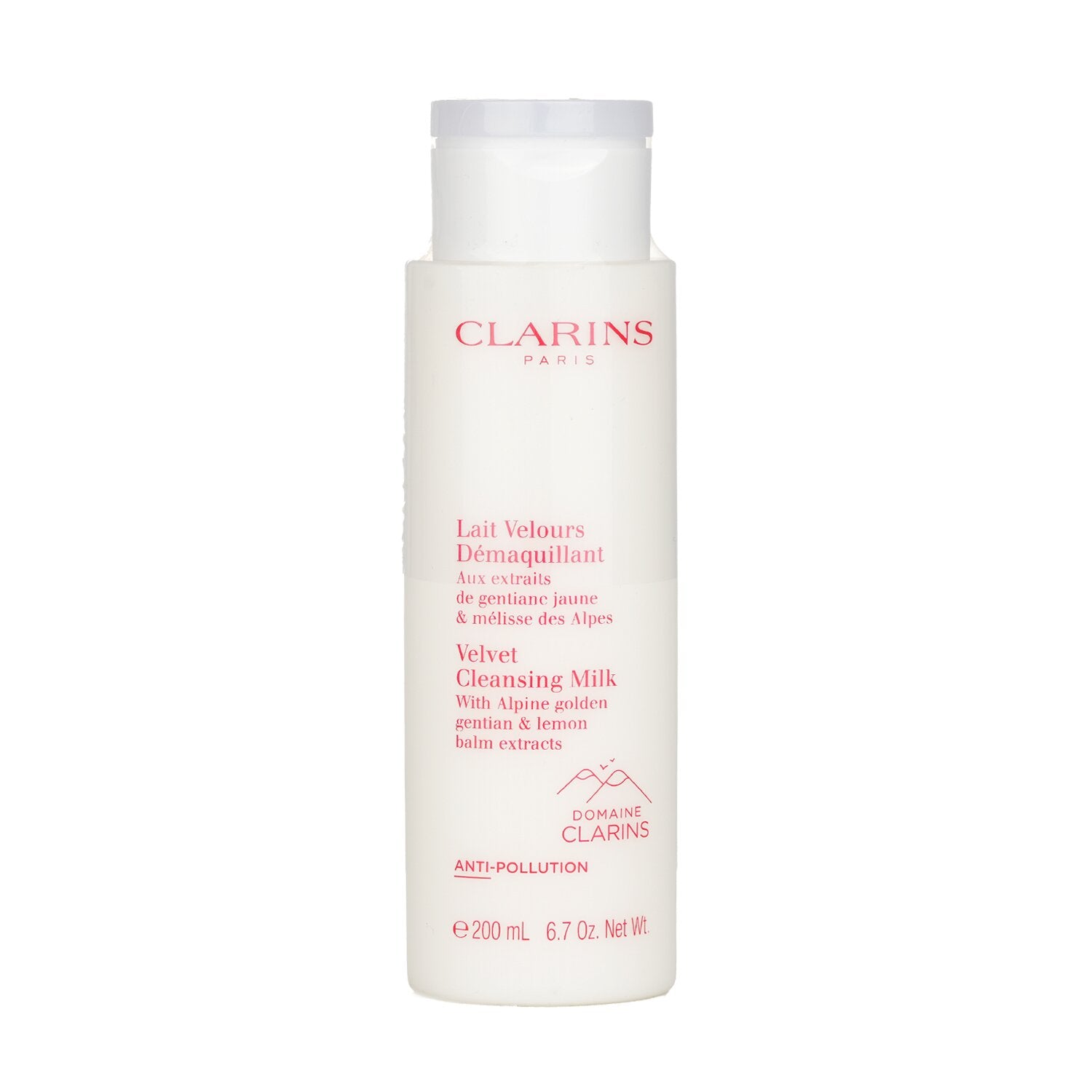 Clarins Velvet Cleansing Milk with Alpine Golden Gentian & Lemon Balm Extracts 2