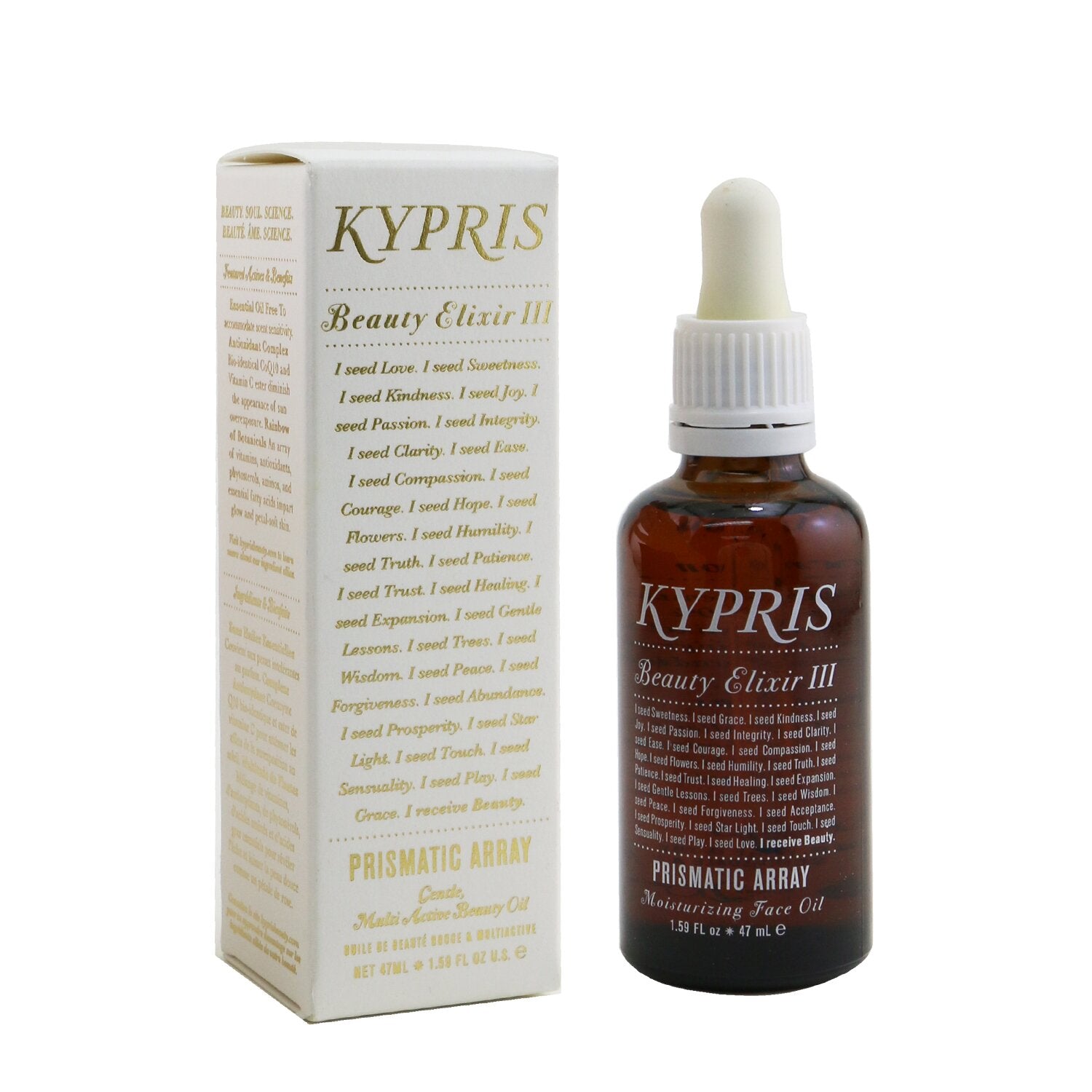 Kypris Beauty Elixir III - Gentle, Multi  Active Beauty Oil (With Prismatic Arra