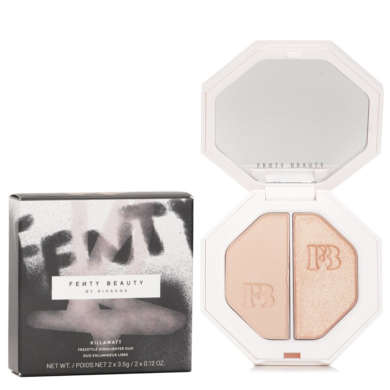 Fenty Beauty by Rihanna Killawatt Freestyle Highlighter Duo - # Mean Money / Hu$