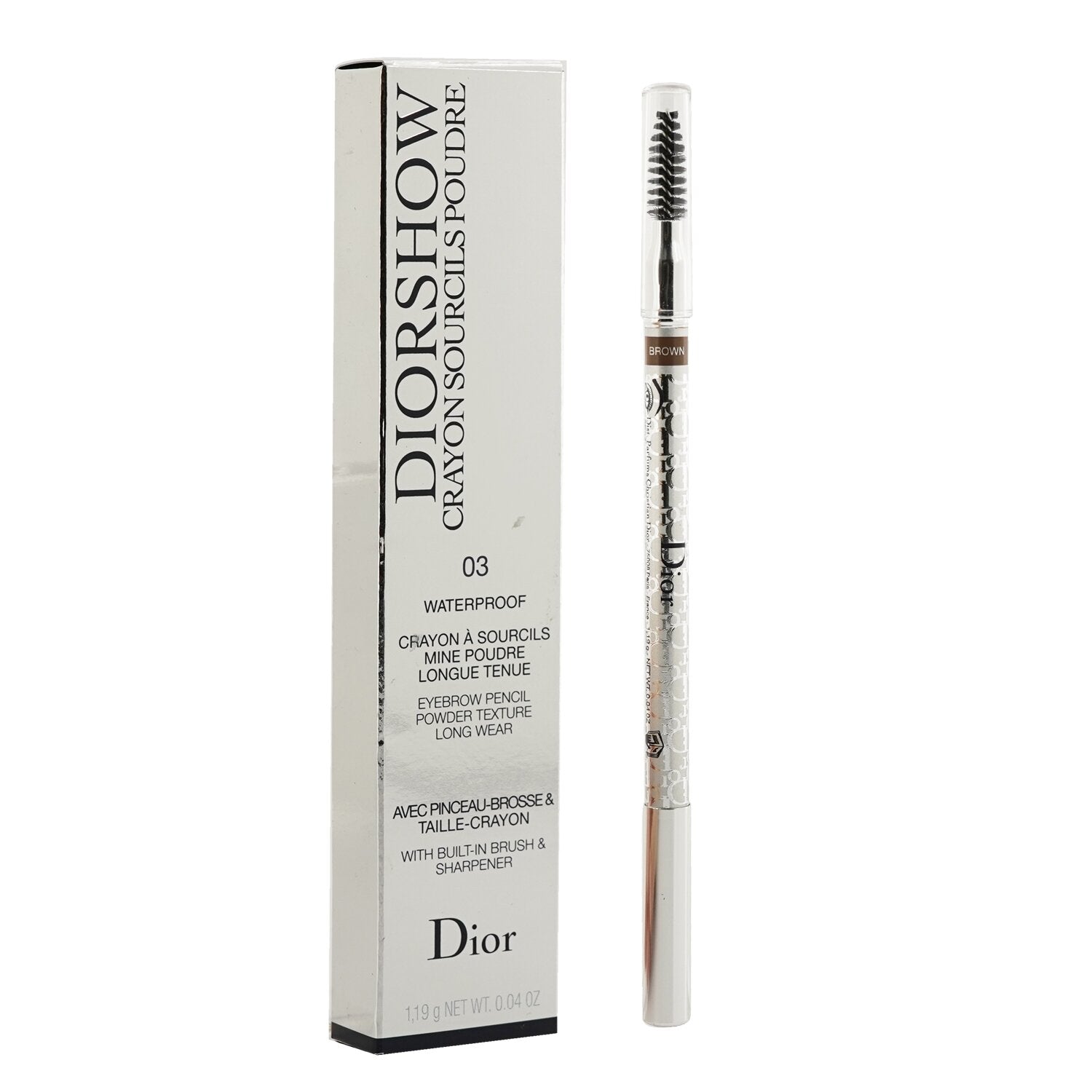 Christian Dior Diorshow Waterproof Crayon Sourcils Poudre - # 03 Brown 1.19g/0.0