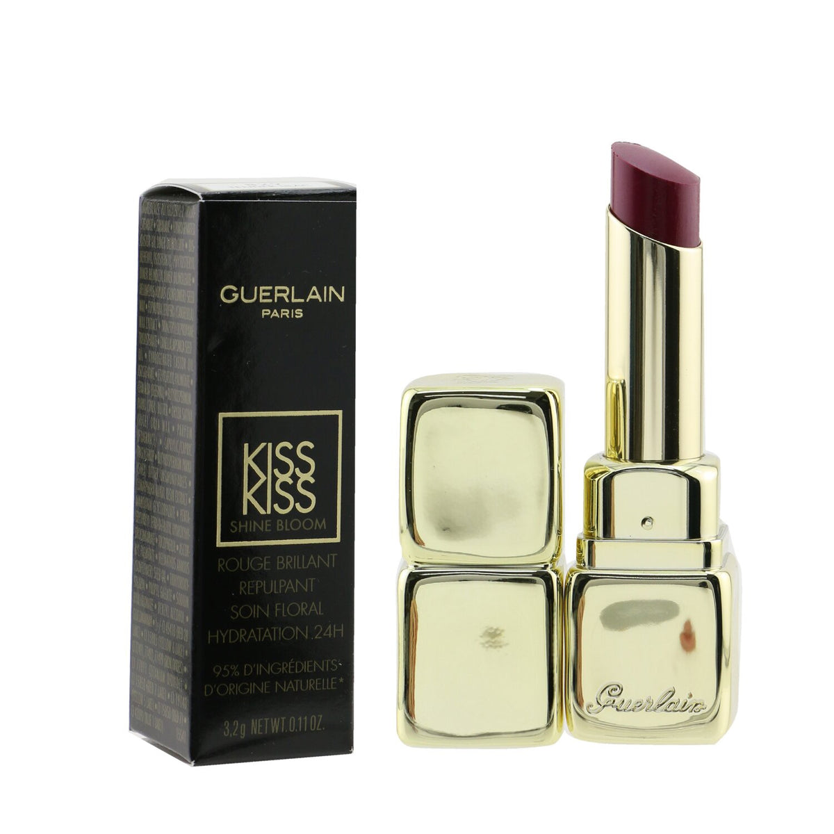 Guerlain KissKiss Shine Bloom Lip Colour - # 829 Tender Lilac 3.2g/0.11oz