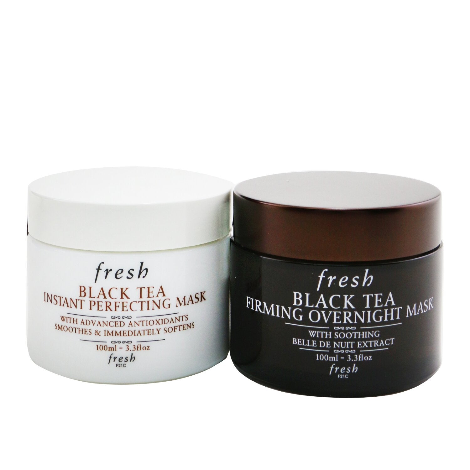 Fresh Black Tea Age-Delay For Night & Day Set: Black Tea Instant Perfecting Mask