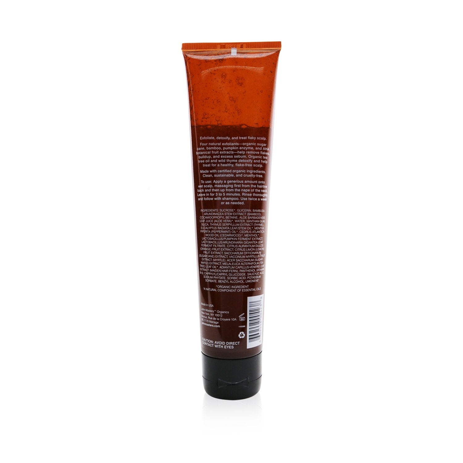 John Masters Organics Scalp Exfoliating Scrub With Sugar Cane & Tea Tree Oil 180