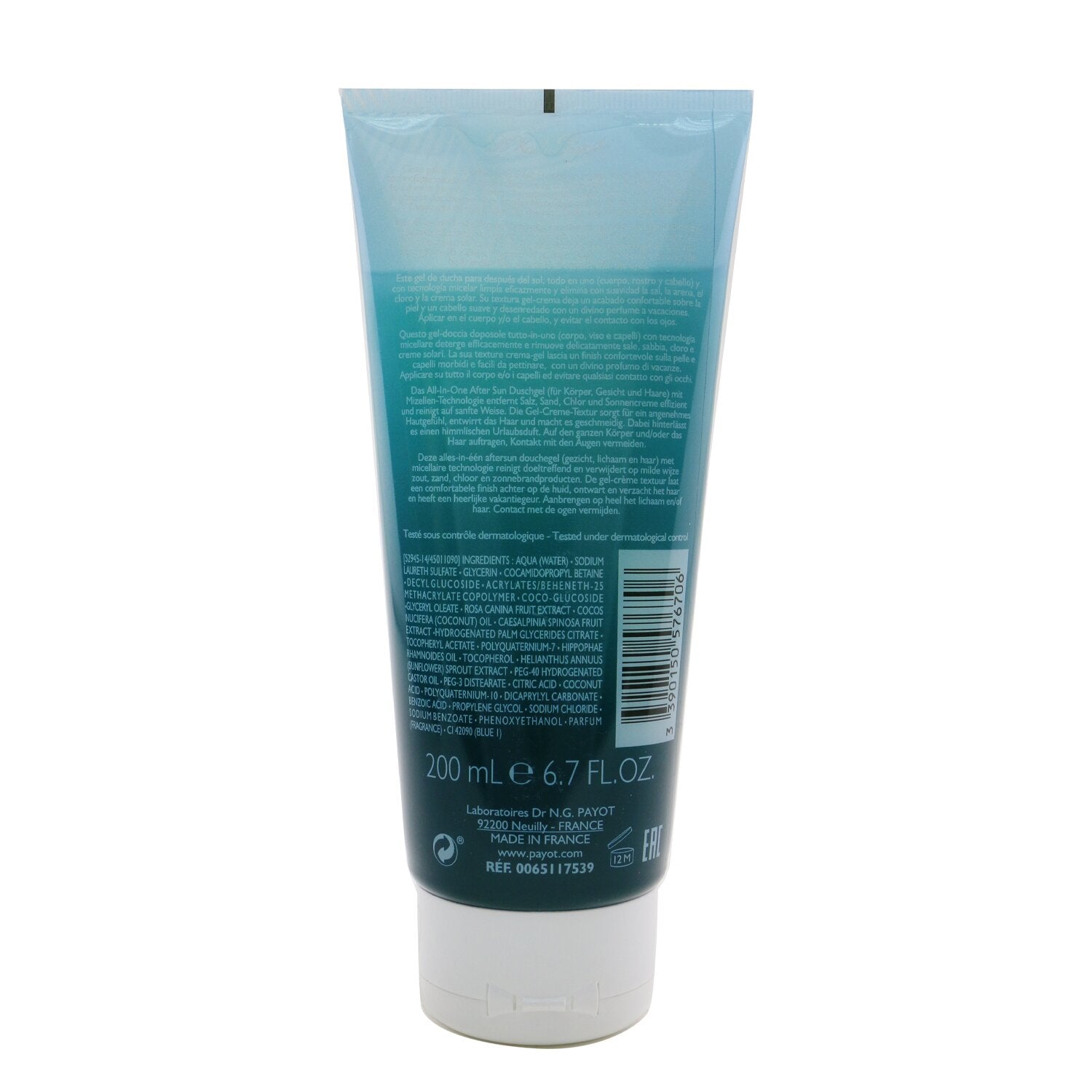 Payot Sunny Merveilleuse Gelee De Douche The After-Sun Micellar Cleaning Gel (Fo