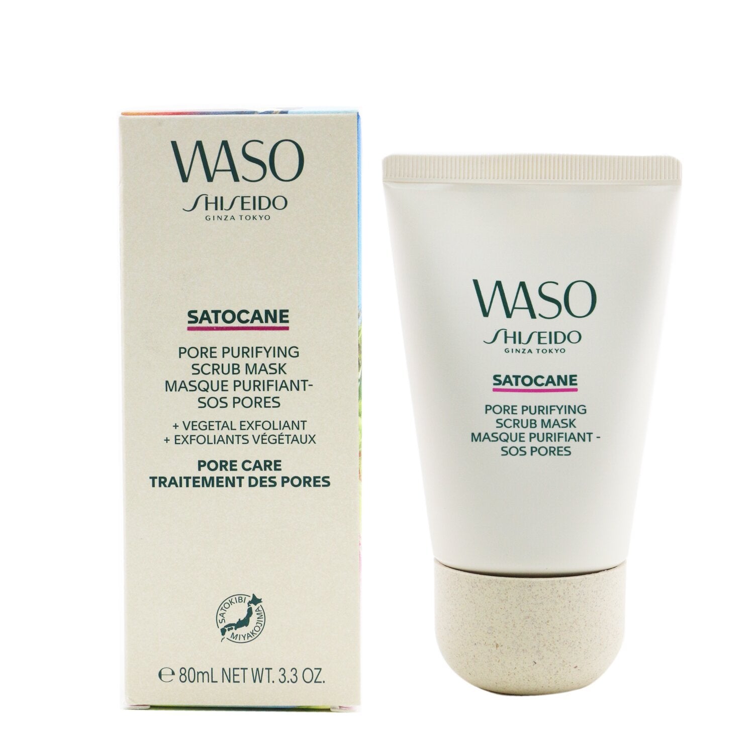 Shiseido Waso Satocane Pore Purifying Scrub Mask 80ml/3.3oz