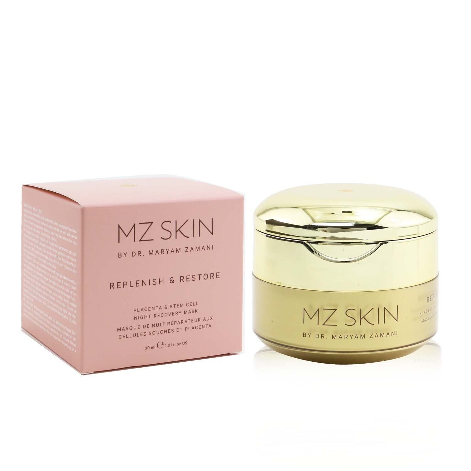 MZ Skin Replenish & Restore Placenta & Stem Cell Night Recovery Mask 30ml/1.01oz