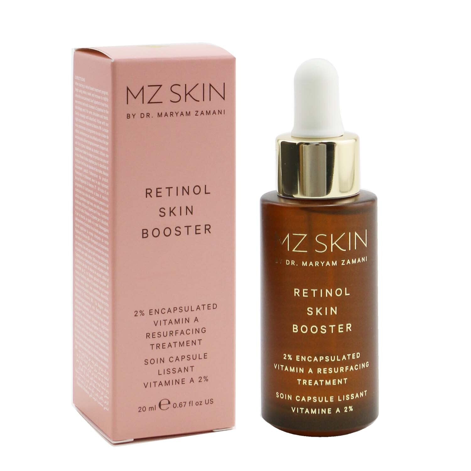 MZ Skin Retinol Skin Booster 2% Encapsulated Vitamin A Resurfacing Treatment 20m