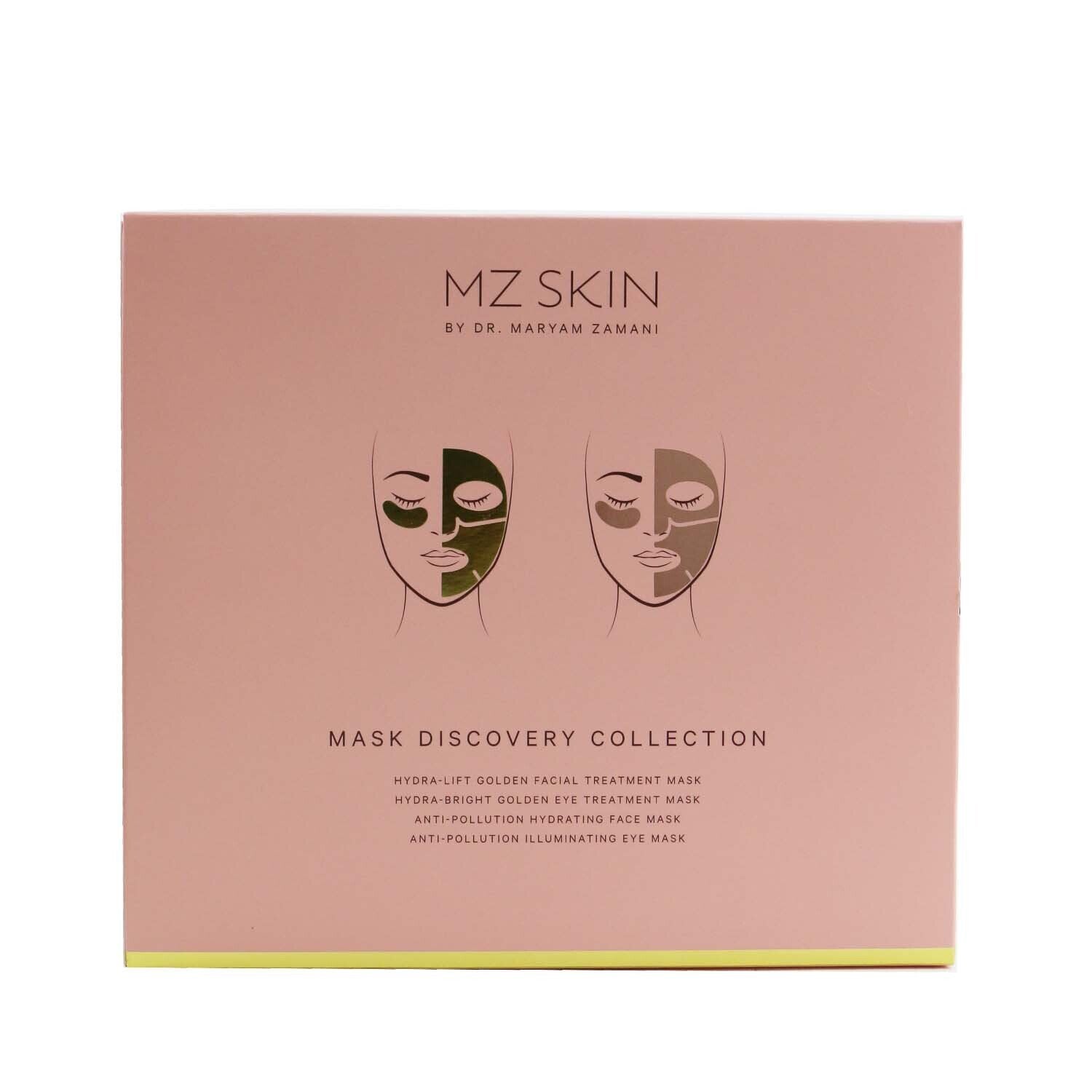 MZ Skin Mask Discovery Collection: Hydra-Lift Golden Facial Treatment Mask + Hyd